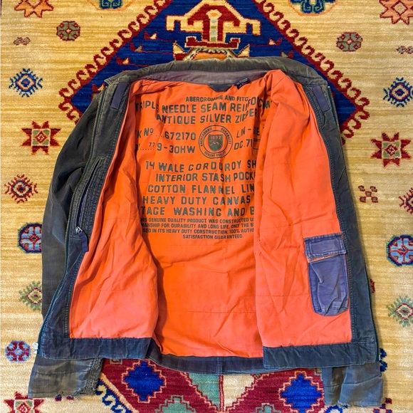 Vintage corduroy Abercrombie trucker style jacket - Picture 4 of 5